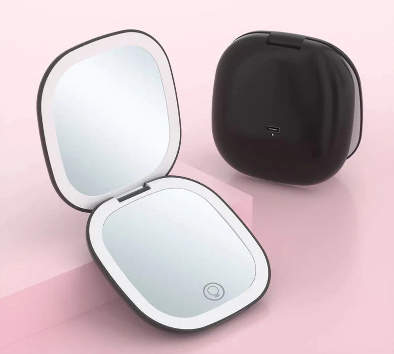 Miroir LED Pliable Compact | 5x/10x