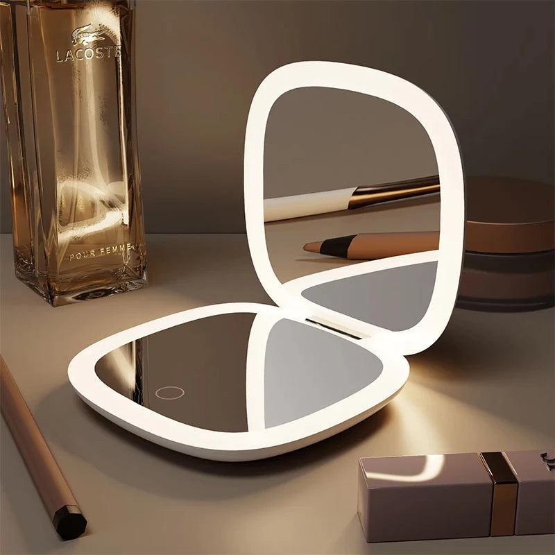 Miroir LED Pliable Compact | 5x/10x