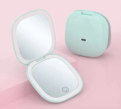 Miroir LED Pliable Compact | 5x/10x
