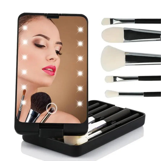 Miroir de Maquillage LED Compact